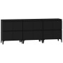 3 Stück Sperrholz Sideboards schwarz 60x35x70 cm von vidaXL, Sideboards - Ref: Foro24-3185776, Preis: 206,99 €, Rabatt: %