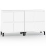 Aparadores 2 uds madera contrachapada blanco 60x35x70 cm de vidaXL, Aparadores - Ref: Foro24-3185759, Precio: 124,29 €, Descu...