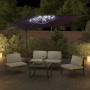 Ampelschirm mit burgunderroten LEDs 400x300 cm von vidaXL, Sonnenschirme - Ref: Foro24-319933, Preis: 253,77 €, Rabatt: %