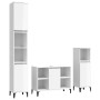 3-piece glossy white plywood bathroom furniture set by vidaXL, Bathroom furniture - Ref: Foro24-3185623, Price: 217,90 €, Dis...