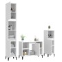 3-piece glossy white plywood bathroom furniture set by vidaXL, Bathroom furniture - Ref: Foro24-3185623, Price: 217,90 €, Dis...