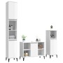 3-piece glossy white plywood bathroom furniture set by vidaXL, Bathroom furniture - Ref: Foro24-3185623, Price: 217,90 €, Dis...