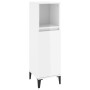 3-piece glossy white plywood bathroom furniture set by vidaXL, Bathroom furniture - Ref: Foro24-3185623, Price: 217,90 €, Dis...