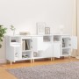 Sideboards 3 pcs white plywood 60x35x70 cm by vidaXL, Sideboards - Ref: Foro24-3185735, Price: 227,99 €, Discount: %