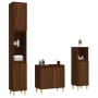 3-piece bathroom furniture set in brown oak plywood by vidaXL, Bathroom furniture - Ref: Foro24-3185588, Price: 186,38 €, Dis...