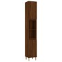 3-piece bathroom furniture set in brown oak plywood by vidaXL, Bathroom furniture - Ref: Foro24-3185588, Price: 186,38 €, Dis...