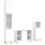 White plywood 3-piece bathroom furniture set by vidaXL, Bathroom furniture - Ref: Foro24-3185613, Price: 189,34 €, Discount: %