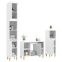 White plywood 3-piece bathroom furniture set by vidaXL, Bathroom furniture - Ref: Foro24-3185613, Price: 189,34 €, Discount: %