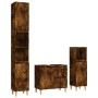 3-piece bathroom furniture set made of smoked oak plywood by vidaXL, Bathroom furniture - Ref: Foro24-3185540, Price: 198,27 ...