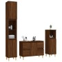 3-piece bathroom furniture set made of brown oak plywood by vidaXL, Bathroom furniture - Ref: Foro24-3185604, Price: 227,70 €...