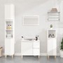 Set de muebles baño 3 pzas madera contrachapada blanco brillo de vidaXL, Muebles de baño - Ref: Foro24-3185537, Precio: 261,0...