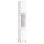 Bathroom furniture set, 3 pieces, plywood, glossy white by vidaXL, Bathroom furniture - Ref: Foro24-3185537, Price: 261,05 €,...