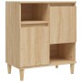 Aparadores 2 uds madera contrachapada roble Sonoma 60x35x70 cm de vidaXL, Aparadores - Ref: Foro24-3185722, Precio: 138,34 €,...