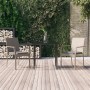 Garden dining set 3 pieces and black gray synthetic rattan cushions by vidaXL, Garden sets - Ref: Foro24-3185125, Price: 207,...