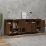 Sideboards 3 pcs oak brown plywood 60x35x70 cm by vidaXL, Sideboards - Ref: Foro24-3185750, Price: 199,99 €, Discount: %