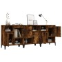 Sideboards 3 Stk. Sperrholz geräucherte Eiche 60x35x70 cm von vidaXL, Sideboards - Ref: Foro24-3185748, Preis: 214,76 €, Raba...