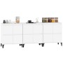 Sideboards 3 pcs white plywood 60x35x70 cm by vidaXL, Sideboards - Ref: Foro24-3185775, Price: 185,02 €, Discount: %