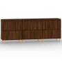 Sideboards 3 Stk. Sperrholz braune Eiche 60x35x70 cm von vidaXL, Sideboards - Ref: Foro24-3185774, Preis: 180,24 €, Rabatt: %