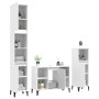 White plywood 3-piece bathroom furniture set by vidaXL, Bathroom furniture - Ref: Foro24-3185621, Price: 211,75 €, Discount: %