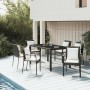 7-piece garden dining set and black synthetic rattan cushions by vidaXL, Garden sets - Ref: Foro24-3157954, Price: 551,06 €, ...