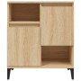 Aparadores 2 uds madera contrachapada roble Sonoma 60x35x70 cm de vidaXL, Aparadores - Ref: Foro24-3185730, Precio: 166,88 €,...