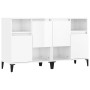 2 plywood white gloss sideboards 60x35x70 cm by vidaXL, Sideboards - Ref: Foro24-3185729, Price: 115,62 €, Discount: %