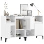 2 plywood white gloss sideboards 60x35x70 cm by vidaXL, Sideboards - Ref: Foro24-3185729, Price: 115,62 €, Discount: %