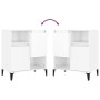 2 plywood white gloss sideboards 60x35x70 cm by vidaXL, Sideboards - Ref: Foro24-3185729, Price: 115,62 €, Discount: %