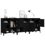 Sideboards 3 pcs black plywood 60x35x70 cm by vidaXL, Sideboards - Ref: Foro24-3185744, Price: 205,98 €, Discount: %