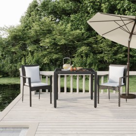 3-piece garden dining set with black synthetic rattan cushions by vidaXL, Garden sets - Ref: Foro24-3157951, Price: 190,99 €,...