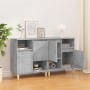 Sideboards 2 pcs concrete gray plywood 60x35x70 cm by vidaXL, Sideboards - Ref: Foro24-3185723, Price: 140,18 €, Discount: %