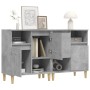 Sideboards 2 pcs concrete gray plywood 60x35x70 cm by vidaXL, Sideboards - Ref: Foro24-3185723, Price: 140,18 €, Discount: %