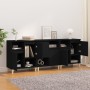 3 Stück Sperrholz Sideboards schwarz 60x35x70 cm von vidaXL, Sideboards - Ref: Foro24-3185736, Preis: 248,32 €, Rabatt: %