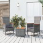 Gartenmöbel-Set 3-tlg. Akazienholz synthetisches Rattangrau von vidaXL, Gartensets - Ref: Foro24-3157653, Preis: 369,20 €, Ra...