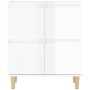 Sideboards 2 Einheiten aus glänzend weißem Sperrholz 60x35x70 cm von vidaXL, Sideboards - Ref: Foro24-3185753, Preis: 129,65 ...