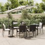 7-teiliges Garten-Essset und schwarze Kissen aus synthetischem Rattan von vidaXL, Gartensets - Ref: Foro24-3185111, Preis: 59...