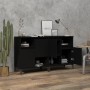 Sideboards 2 pcs black plywood 60x35x70 cm by vidaXL, Sideboards - Ref: Foro24-3185728, Price: 138,32 €, Discount: %