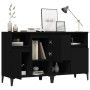 Sideboards 2 pcs black plywood 60x35x70 cm by vidaXL, Sideboards - Ref: Foro24-3185728, Price: 138,32 €, Discount: %