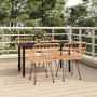 Juego de comedor de jardín 5 piezas ratán sintético de vidaXL, Conjuntos de jardín - Ref: Foro24-3157861, Precio: 358,89 €, D...