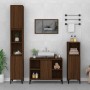 3-piece bathroom furniture set in brown oak plywood by vidaXL, Bathroom furniture - Ref: Foro24-3185628, Price: 240,27 €, Dis...