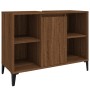 3-piece bathroom furniture set in brown oak plywood by vidaXL, Bathroom furniture - Ref: Foro24-3185628, Price: 240,27 €, Dis...