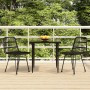 3-Piece Black Synthetic Rattan Garden Dining Set by vidaXL, Garden sets - Ref: Foro24-3157880, Price: 229,40 €, Discount: %