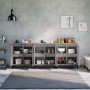 Aparadores 3 uds madera contrachapada gris Sonoma 60x35x70 cm de vidaXL, Aparadores - Ref: Foro24-3185781, Precio: 221,73 €, ...