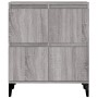 Aparadores 3 uds madera contrachapada gris Sonoma 60x35x70 cm de vidaXL, Aparadores - Ref: Foro24-3185781, Precio: 221,73 €, ...