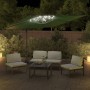 Freischwinger mit grüner LED 400x300 cm von vidaXL, Sonnenschirme - Ref: Foro24-319928, Preis: 221,05 €, Rabatt: %