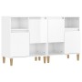 Sideboards 2 units glossy white plywood 60x35x70 cm by vidaXL, Sideboards - Ref: Foro24-3185721, Price: 126,67 €, Discount: %