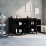 Sideboards 2 units plywood black 60x35x70 cm by vidaXL, Sideboards - Ref: Foro24-3185760, Price: 150,34 €, Discount: %