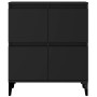 Aparadores 2 uds madera contrachapada negro 60x35x70 cm de vidaXL, Aparadores - Ref: Foro24-3185760, Precio: 150,34 €, Descue...