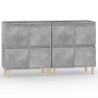 Aparadores 2 uds madera contrachapada gris hormigón 60x35x70 cm de vidaXL, Aparadores - Ref: Foro24-3185755, Precio: 131,54 €...