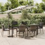 Garden dining set 7 pieces and black gray synthetic rattan cushions by vidaXL, Garden sets - Ref: Foro24-3185117, Price: 549,...